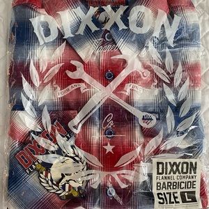 Dixon Flanel Barbacide (Red/White/Blue)